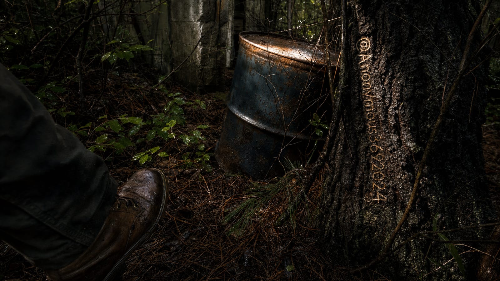 The Rusted Tomb in the Woods