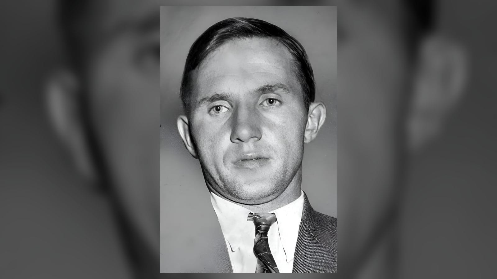 Bruno Richard Hauptmann in a 1934 archival portrait, the convicted killer in the Lindbergh kidnapping case.