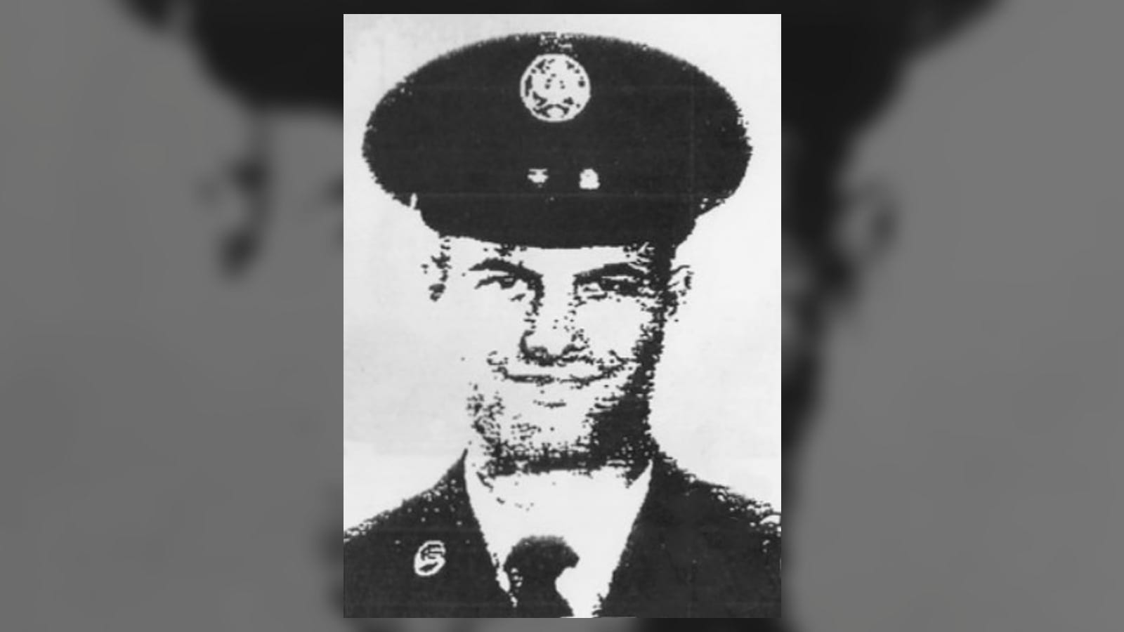 Dennis Rader in a real archival Air Force portrait, the BTK killer exposed by digital forensics.