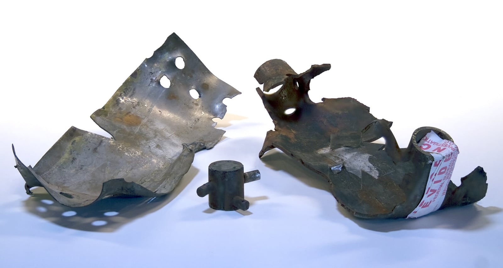 FBI artifact image of bomb shrapnel from the 1987 Salt Lake City Unabomber attack