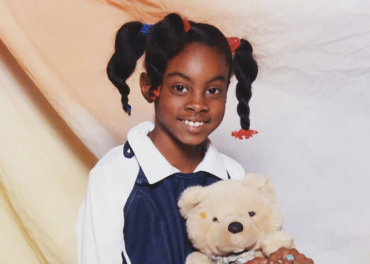 Asha Degree school photograph shared in NCMEC public case coverage.