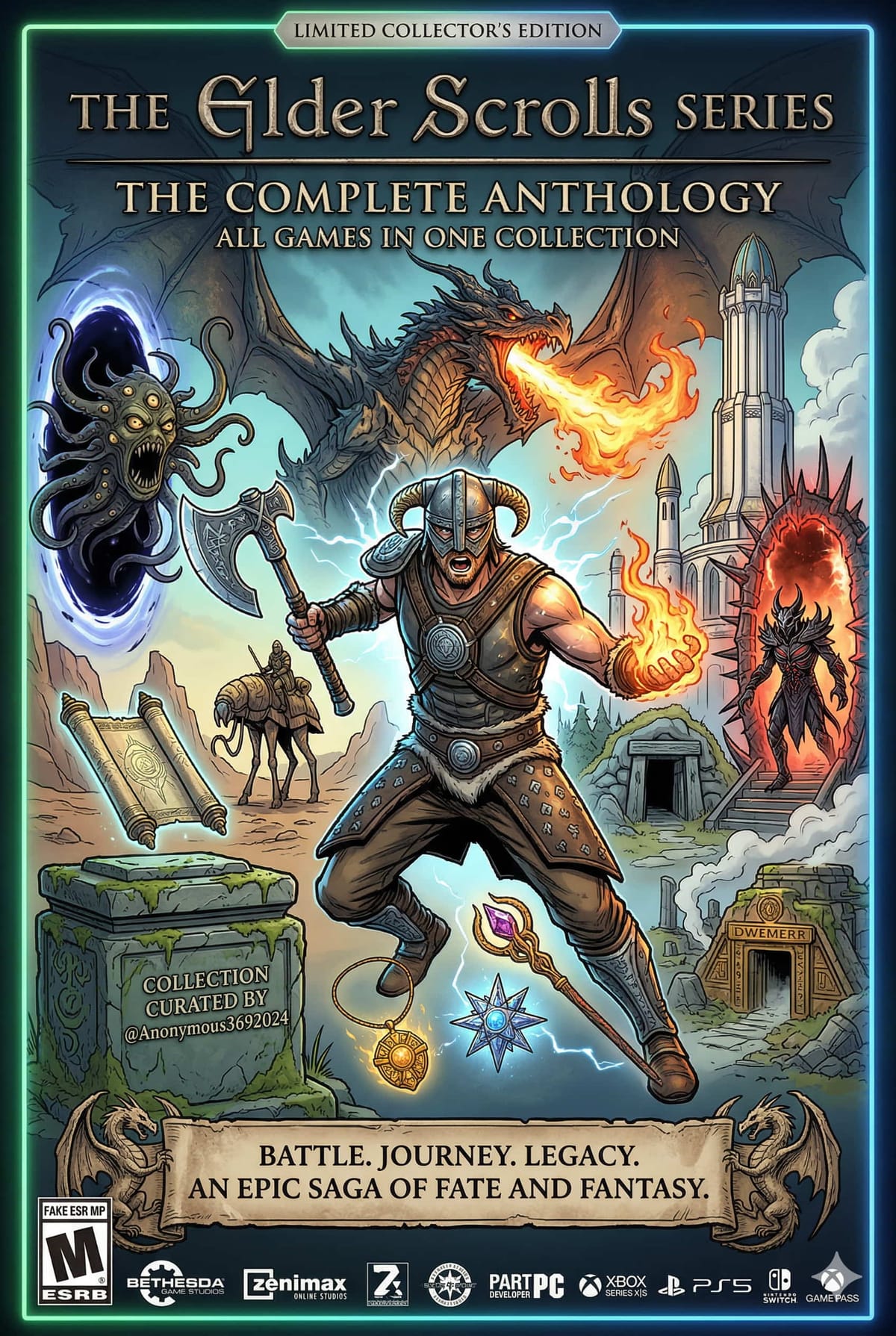 The Elder Scrolls: Tamriel's Prisoners, Prophecies, and Daedric Wars