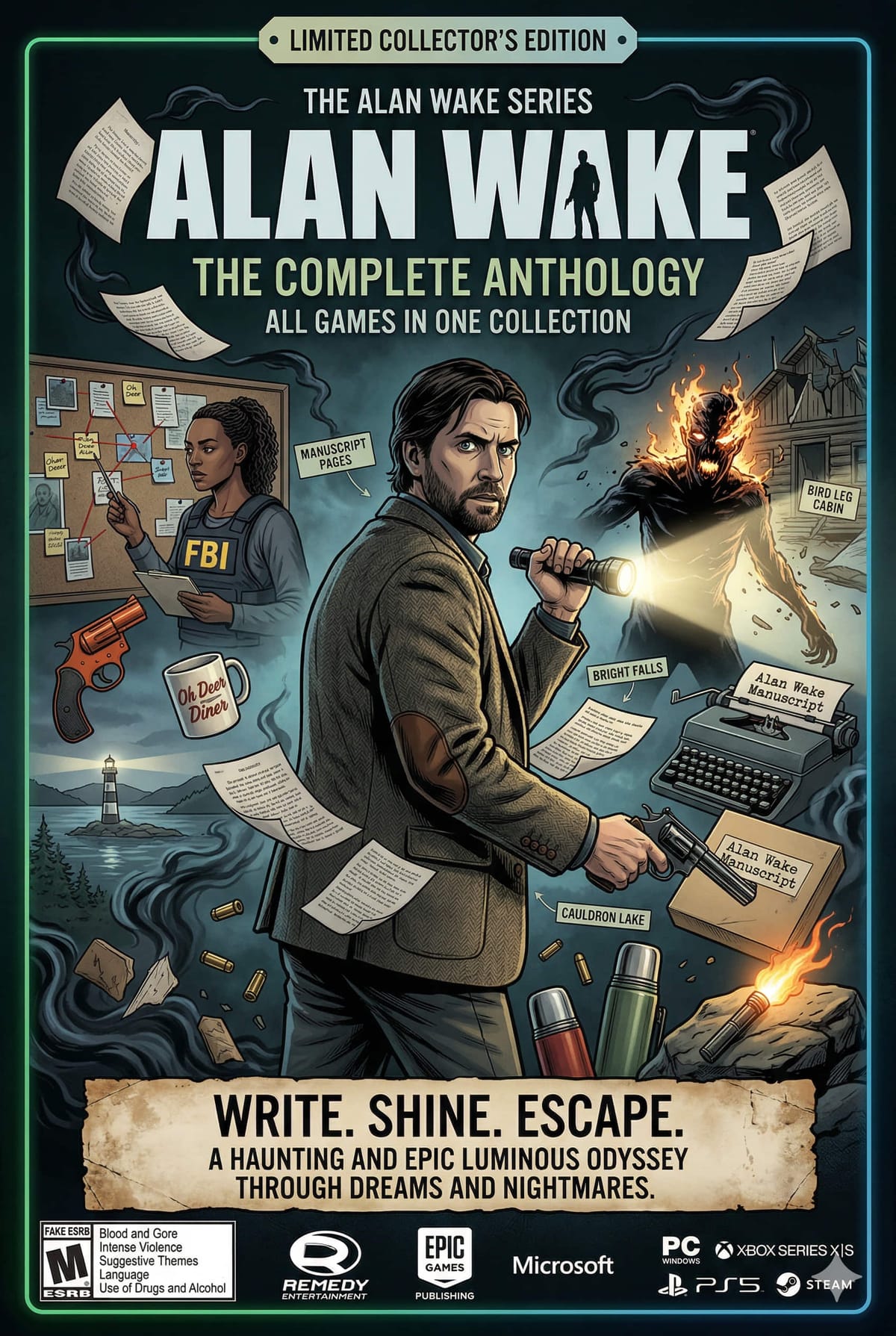 Alan Wake: Bright Falls and the Manuscript That Writes Monsters