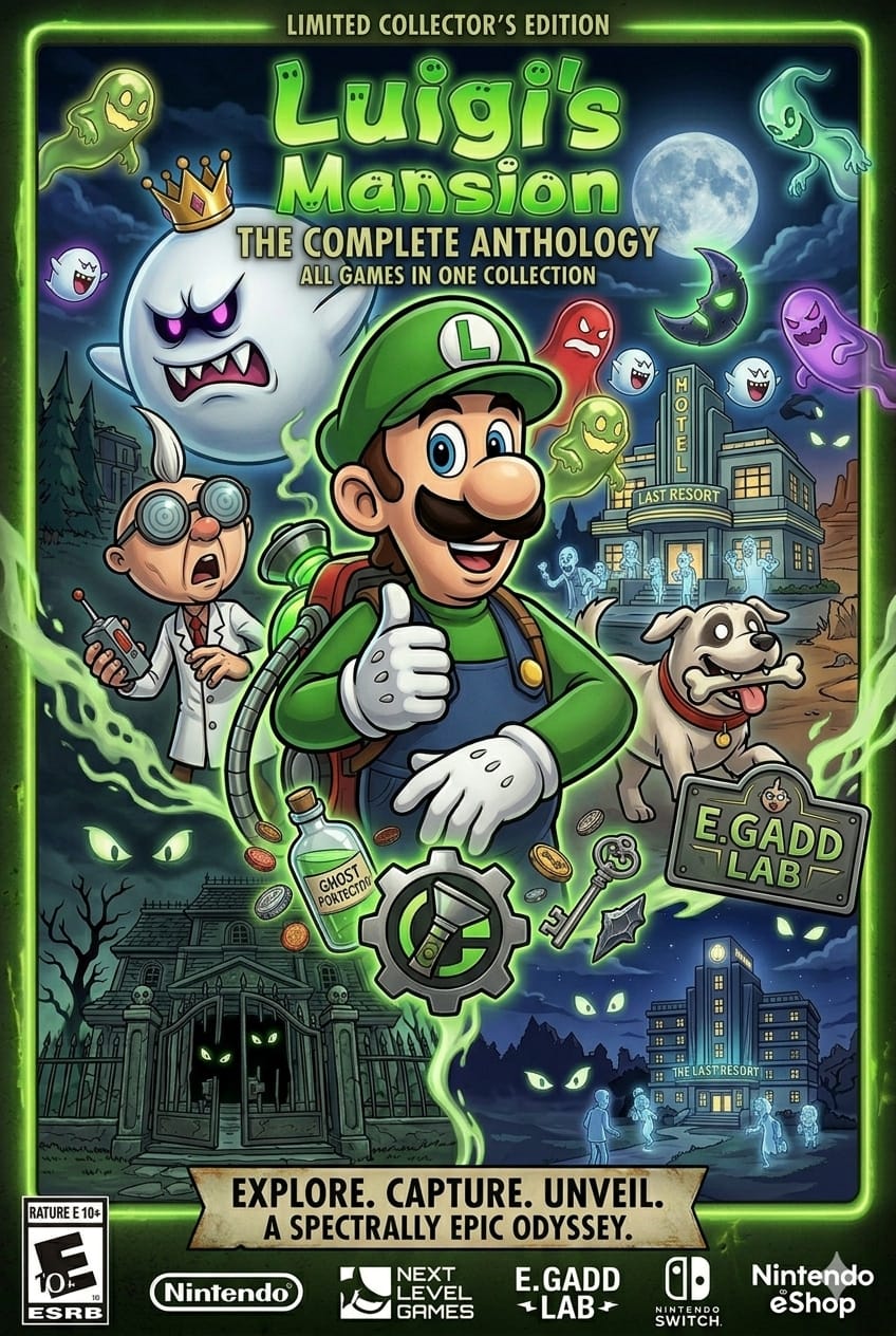 Luigi's Mansion Series: King Boo's Trap and the Making of a Ghost Hunter