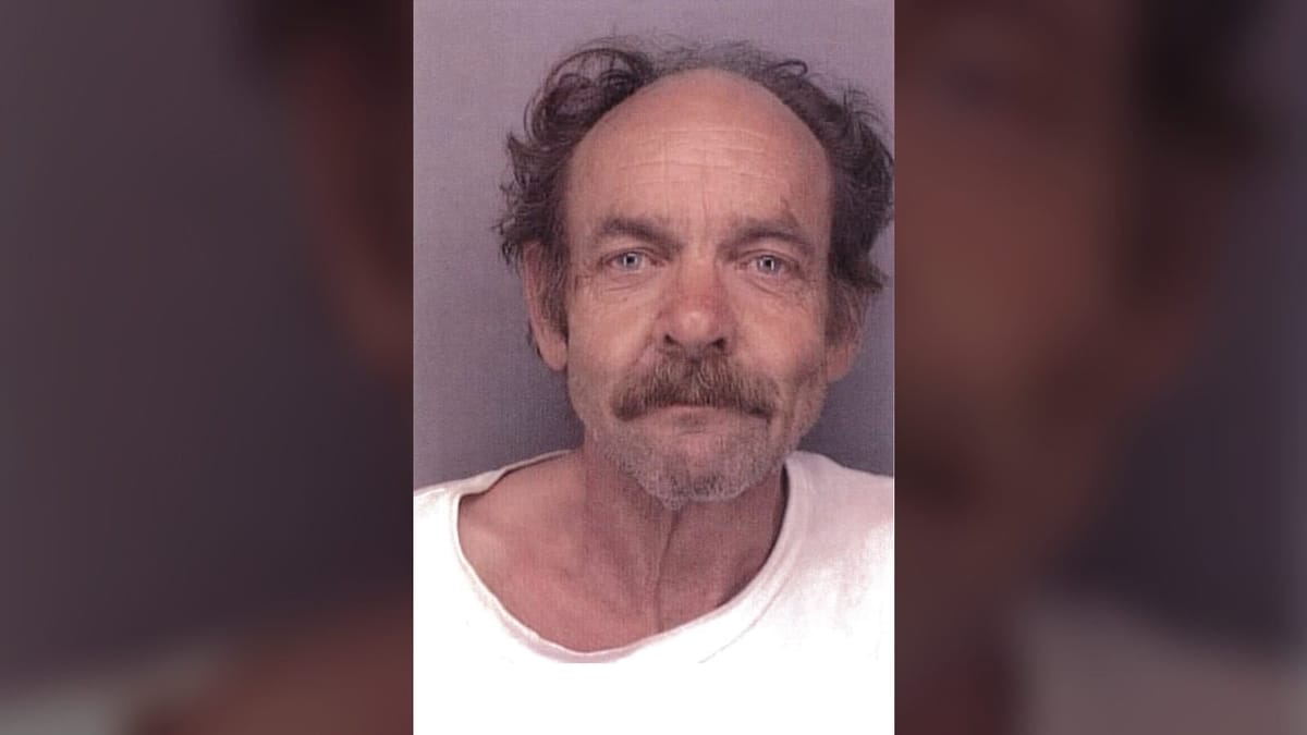 Terry Peder Rasmussen in a Contra Costa County Sheriff's Office mugshot, the Chameleon Killer linked to the Bear Brook murders.