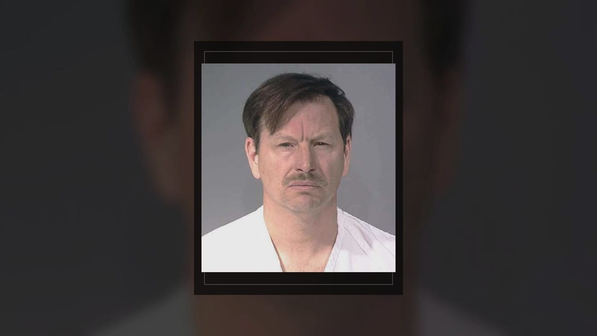 Gary Ridgway in an official FBI mugshot, the convicted Green River Killer whose case was broken by DNA and paint trace evidence.