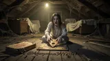 Ouija board and planchette photographed in shadow as a folklore image for the Zozo story.