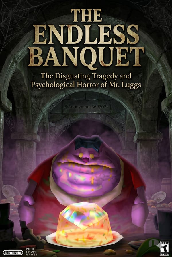 Mr. Luggs Died at Thirty Hiding His Hunger in Luigi's Mansion