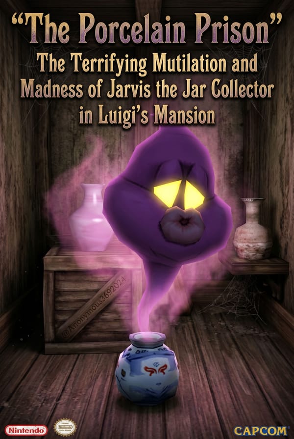 Jarvis's Porcelain Prison: The Luigi's Mansion Ghost Who Became His Collection