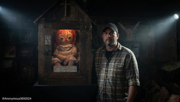 Documentary-style case image for the Annabelle folklore and Dan Rivera death claim.