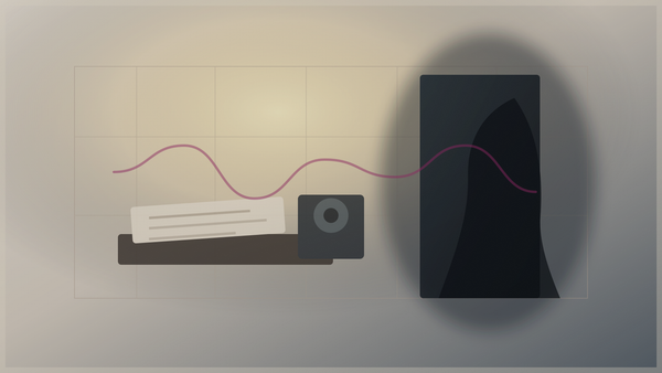 Documentary-style embassy corridor, papers and signal-wave image for the Havana Syndrome and AHI evidence file.